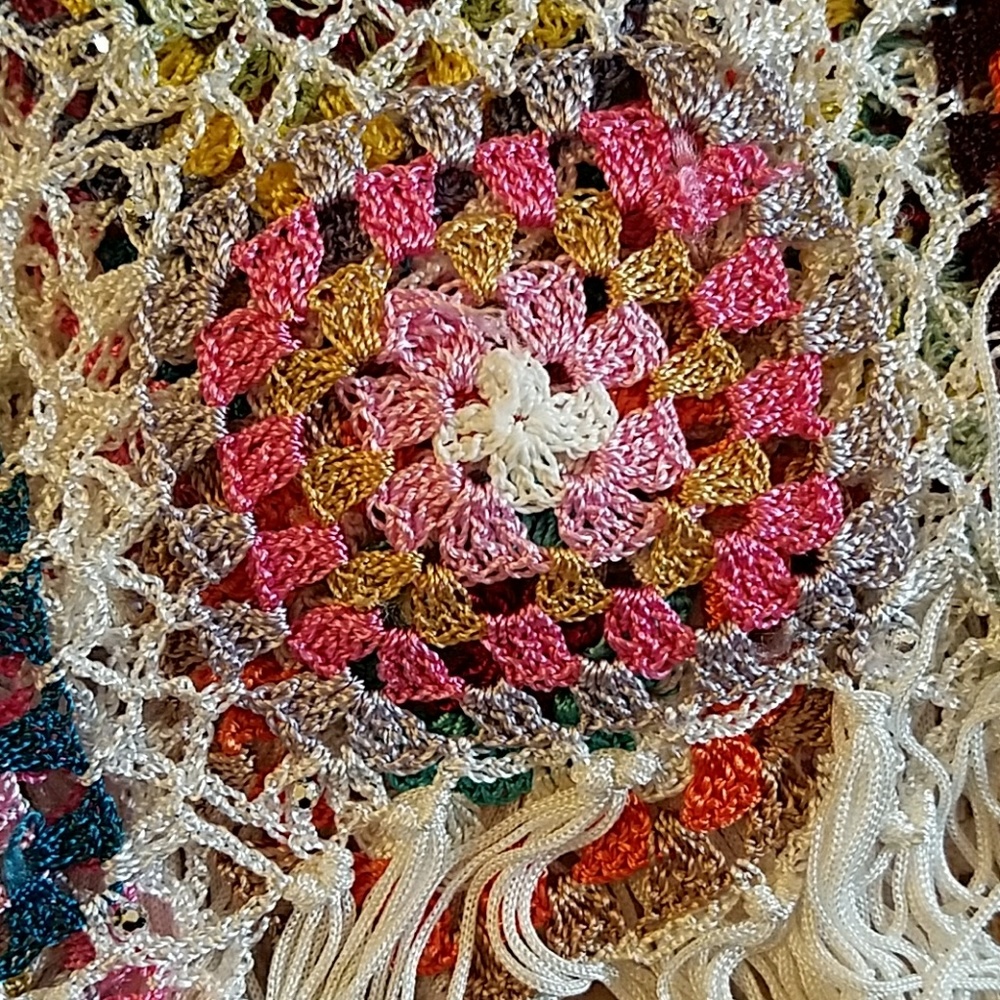 Granny Square Poncho - Picture 3 of 6